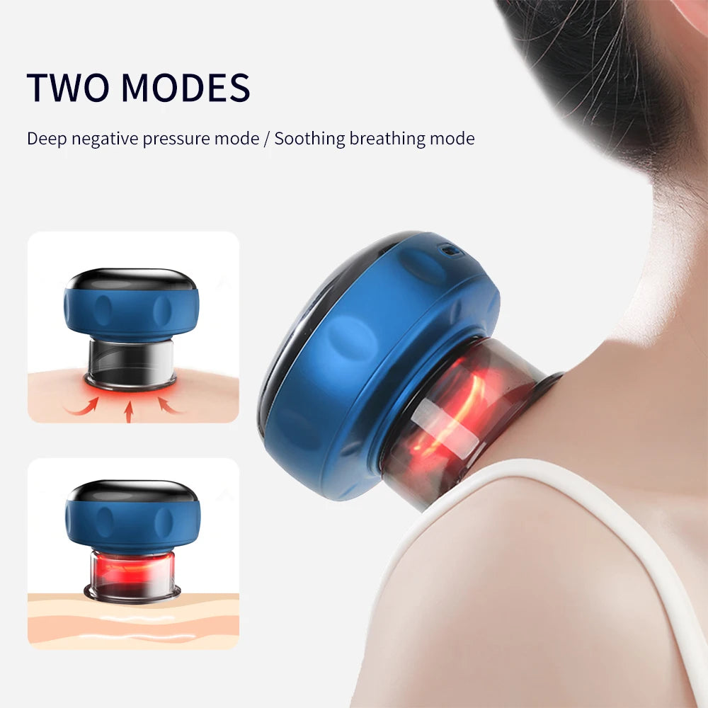 Electric Vacuum Cupping Massager – Anti-Cellulite Body Therapy, Gua Sha Scraping & Slimming Device