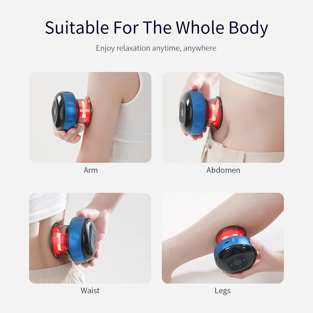 Electric Vacuum Cupping Massager – Anti-Cellulite Body Therapy, Gua Sha Scraping & Slimming Device
