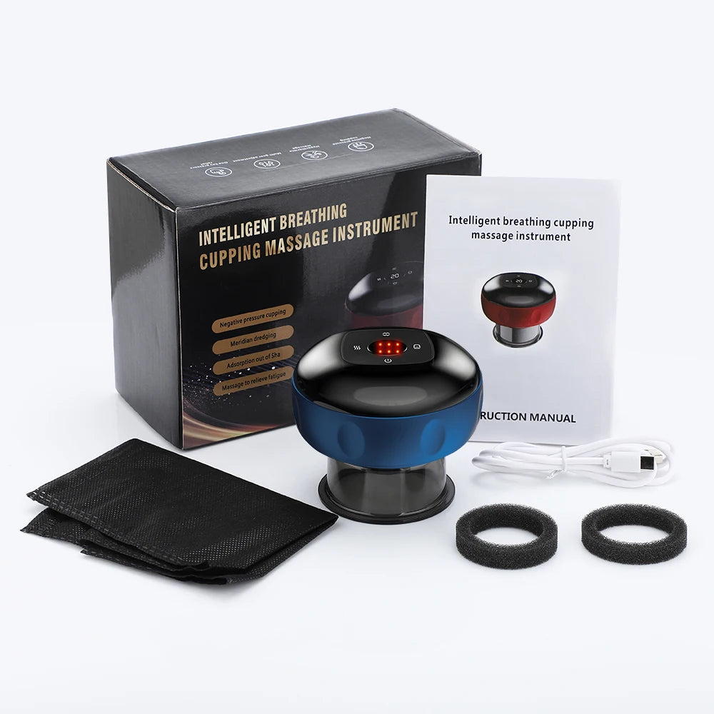 Electric Vacuum Cupping Massager – Anti-Cellulite Body Therapy, Gua Sha Scraping & Slimming Device