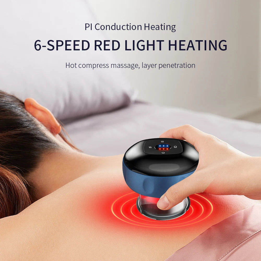 Electric Vacuum Cupping Massager – Anti-Cellulite Body Therapy, Gua Sha Scraping & Slimming Device