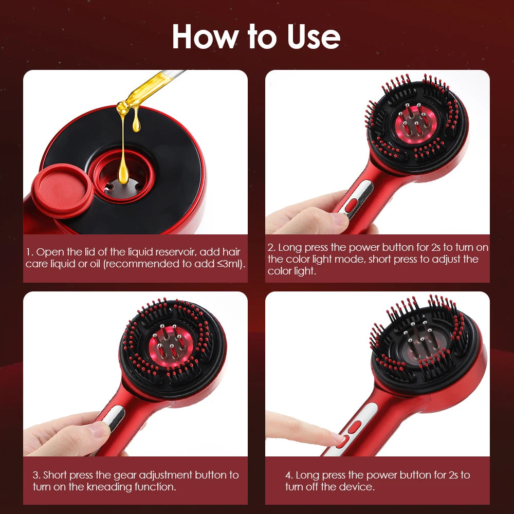Electric Scalp Massager for Hair Growth