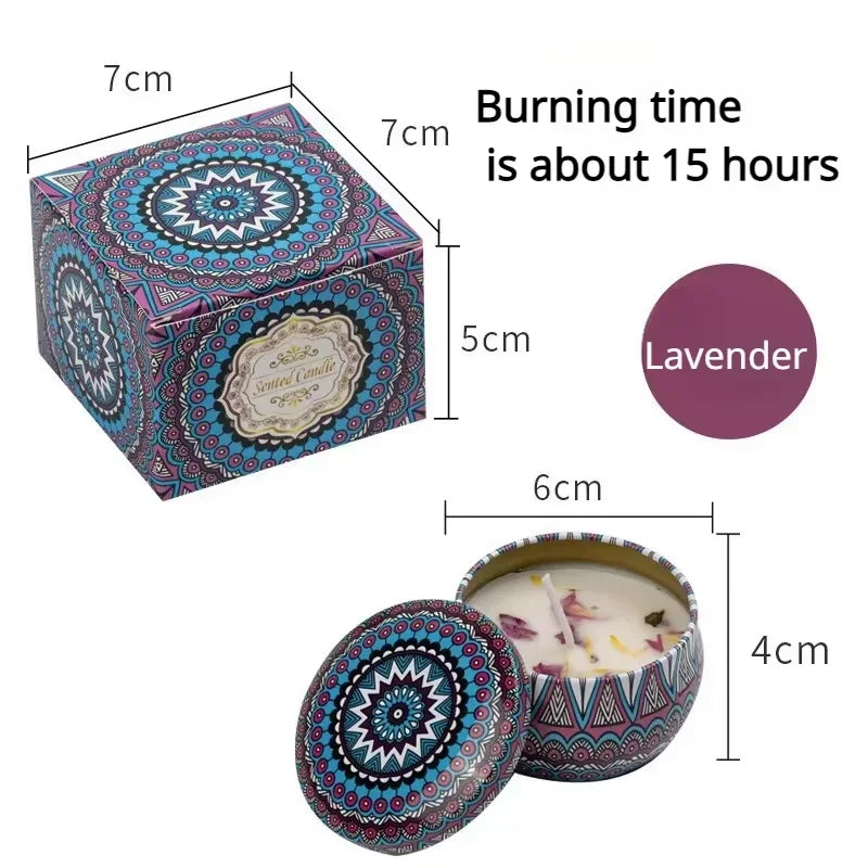 Islamic Arabian Pattern Scented Candle Gift Set