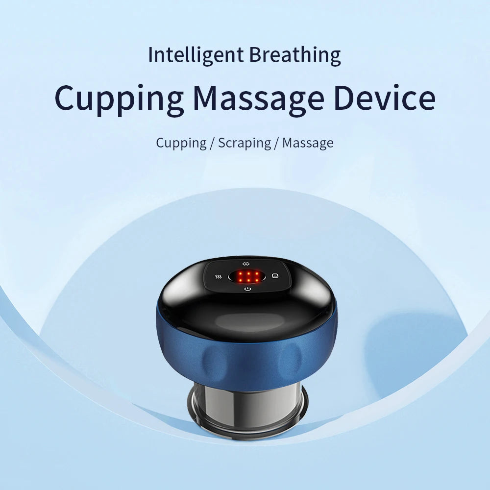 Sacred Self Wellness electric vacuum cupping massager device with digital display for cupping and massage