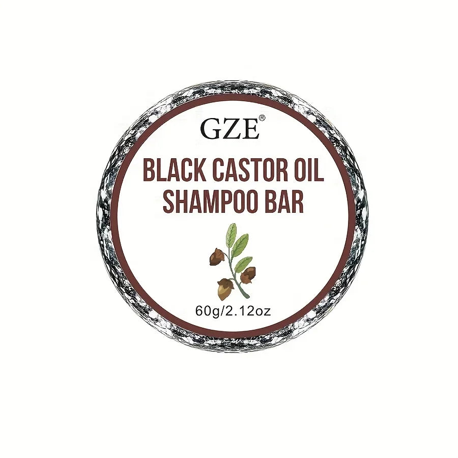 GZE Jamaican black castor oil shampoo bar 60g with natural ingredients for hair care
