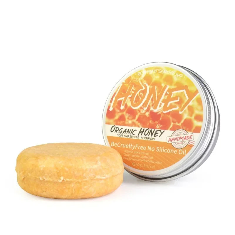 Sacred Self Wellness natural honey shampoo bar with organic honey for soft and supple hair