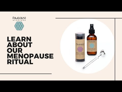 DC-PAAVANI Ayurveda ayurvedic menopause support products including spray and herbal blend with roller