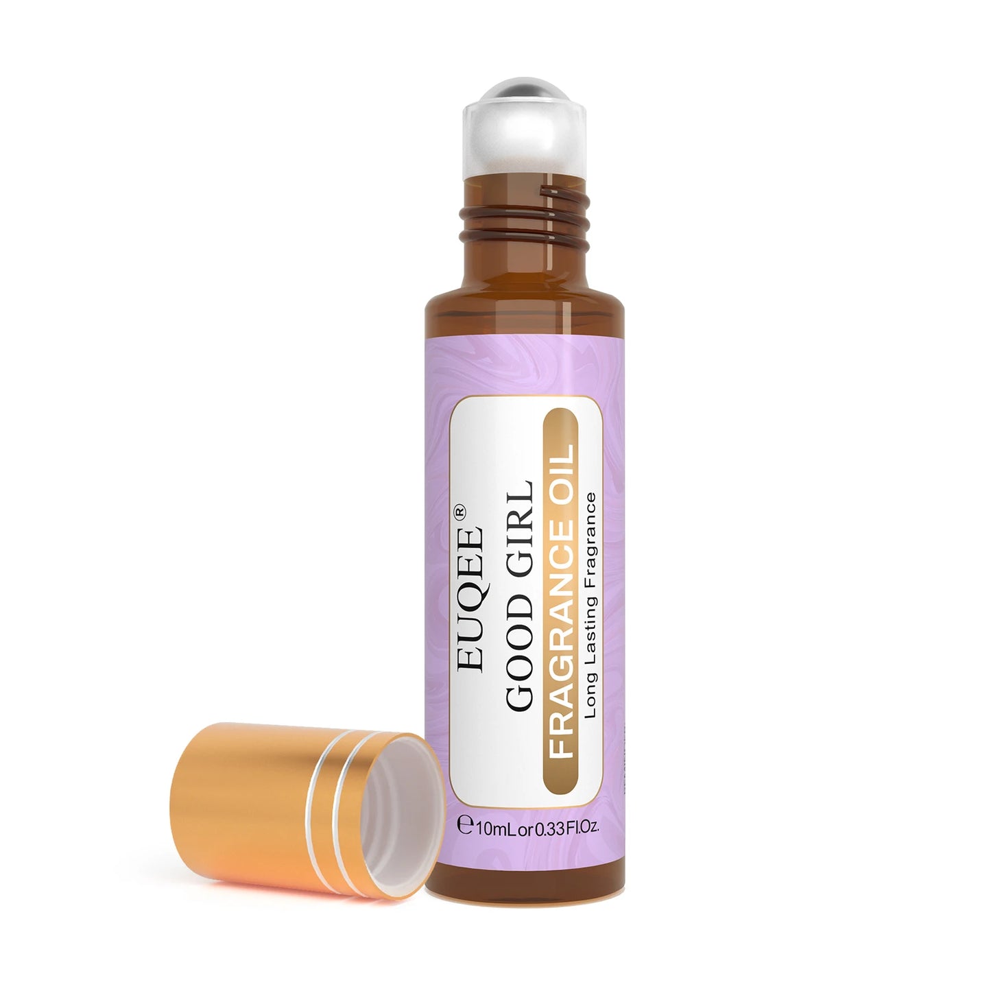 DIY candle fragrance oil 10ml bottle with purple label and gold cap for long lasting scent
