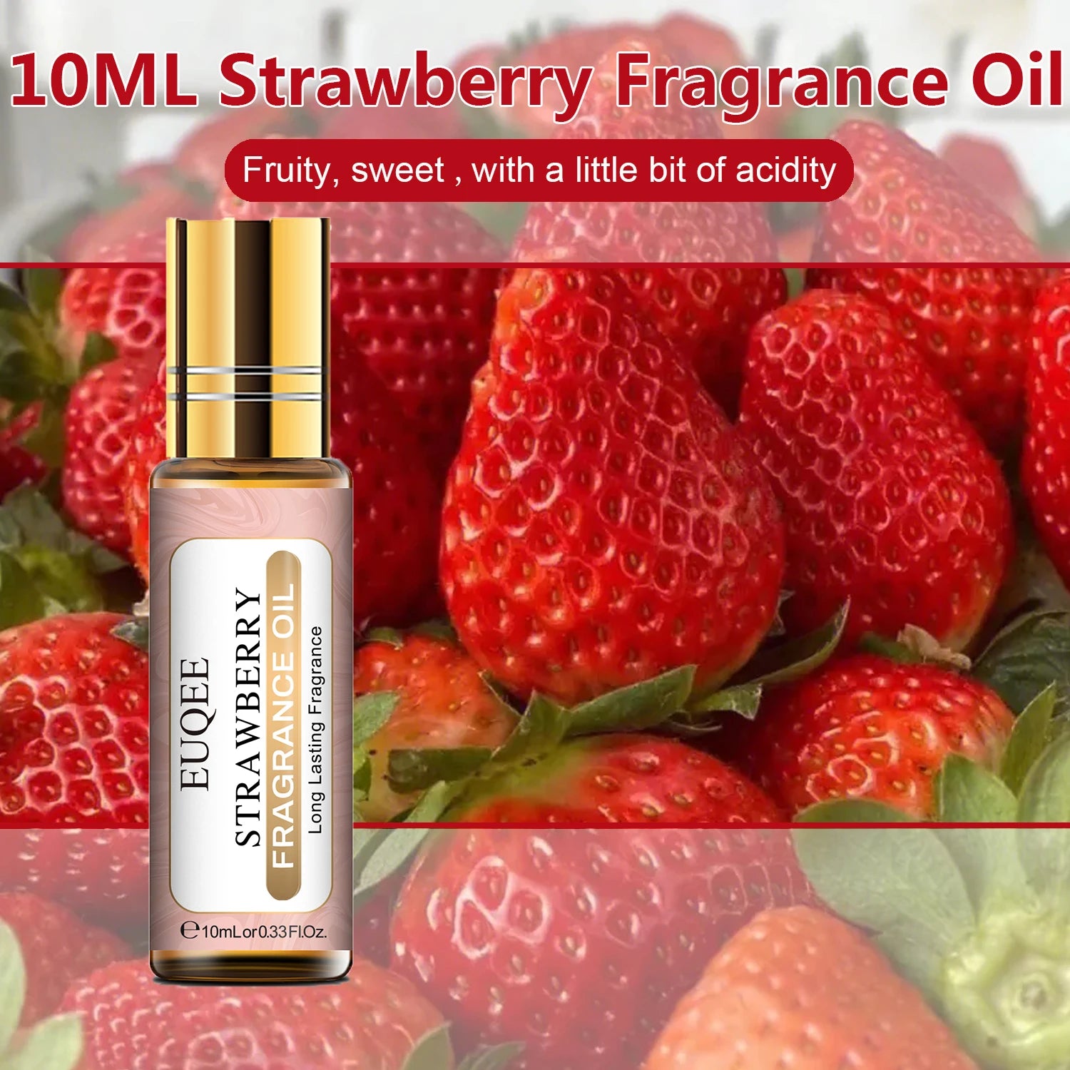 10ml DIY candle fragrance oil strawberry scent with fruity sweet aroma and slight acidity