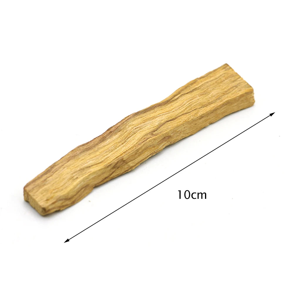 SACRED SELF WELLNESS palo santo white sage smudge stick measuring 10 cm on white background